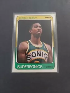88-89 Fleer Derrick Mckey Rookie Rc #109 Supersonics - Picture 1 of 2
