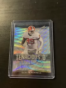 Clelin Ferrel Leaf Draft Auto - Picture 1 of 2