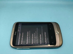 HTC Wildfire A3333 - Brown (Unlocked ) Smartphone Good Condition - Picture 1 of 4