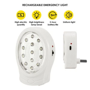 Luce Emergenza Casa Ricaricabile Lampada Interruzione Automatica Interruzione Alimentazione 13 LED - Foto 1 di 9