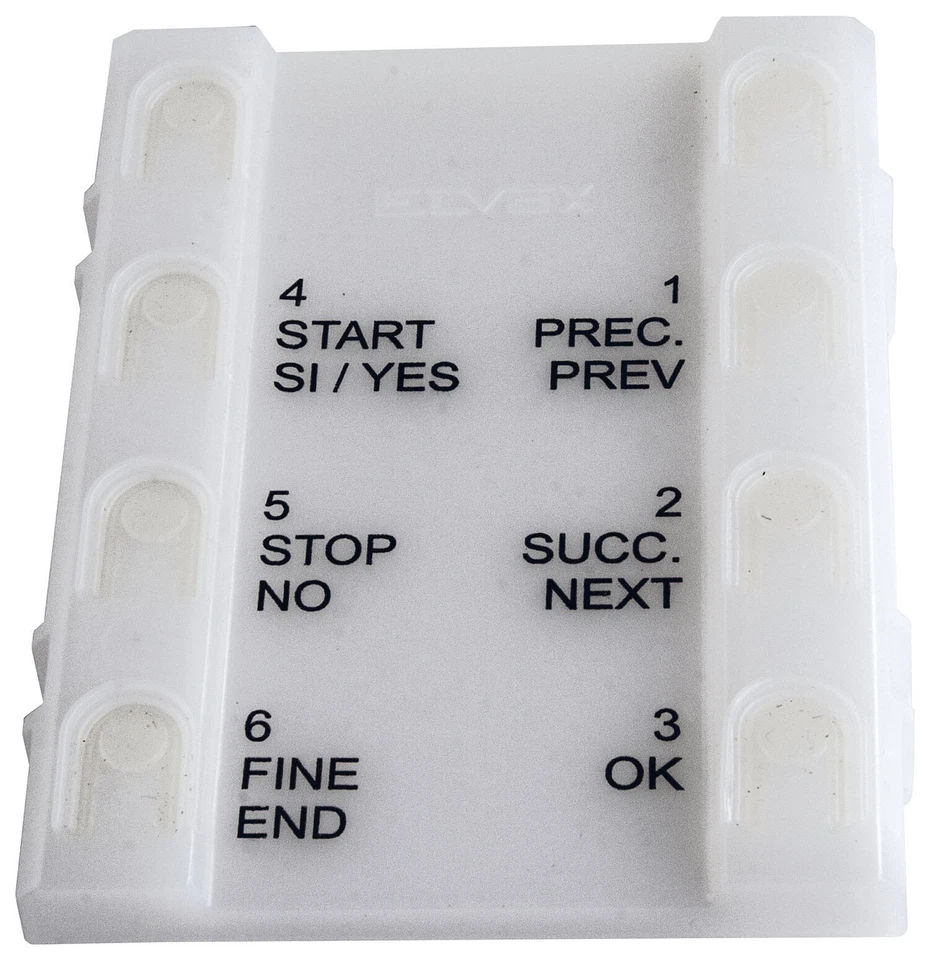 VIMAR ELVOX R832 gomma tastiera per targhe 89Fx 12Fx