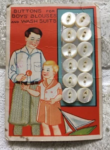 Blusas y trajes de lavado vintage con botones para niños 12ct - Imagen 1 de 4