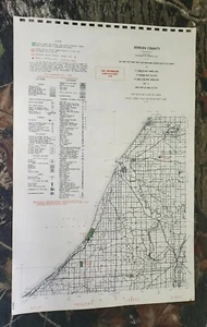 Vtg 1955 Berrien County Michigan Dept Conservation Plat Maps 11" X 17" - Picture 1 of 3