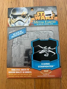 Disney Star Wars TFA Metall Erde 3D Metall Modellbausatz X-Wing Fighter - Bild 1 von 2