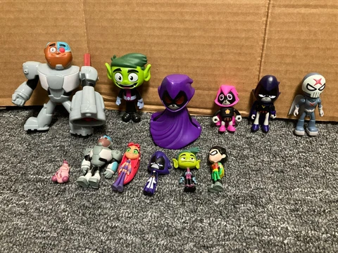 DC Comics Teen Titans Go! Mini/Mcdonald's/Blind Bag Figure Lot of 12 Cover