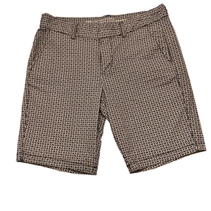 Khaki by Gap Damen City 9" Bermuda Shorts marineblau & weiß geometrisches Muster Größe 6 - Bild 1 von 10