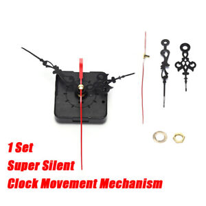 1 Set Silent Large Wall Clock Quartz Clock Movement Mechanism DIY Repair Par`yk
