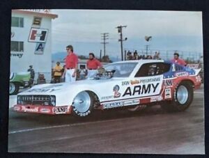 1977 Army DON the Snake PRUDHOMME Plymouth AA/Funny Car hero card handout Mopar