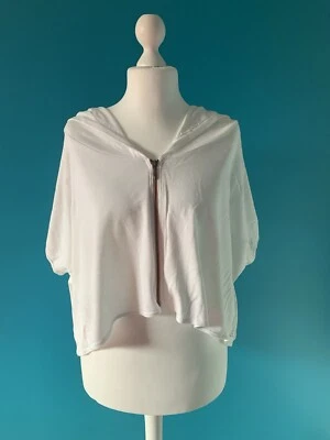 Gilet Domyos 🫧 Crop Capuche Blanc 🫧 Taille 40 - Photo 1/4