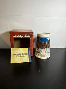 2005 Budweiser Holiday Stein W/COA - Picture 1 of 23