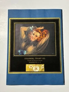 VTG Billy De Vorss Pin-Up Calendar Sampler Print ~ 14" x 19" - Picture 1 of 4