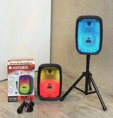 Cassa Bluetooth Altoparlante 6.5” 1000W Microfono Party Karaoke Kimiso QS-2821 - Immagine 1 di 4