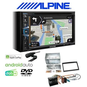 Alpine Autoradio Apple CarPlay DAB+ für Peugeot 207 ab 2005 schwarz ohne Canbus - Bild 1 von 6