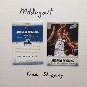 ANDREW WIGGINS #1  Timberwolves  Portraits 2014/15 2015 Panini Fathers Day - Picture 1 of 1