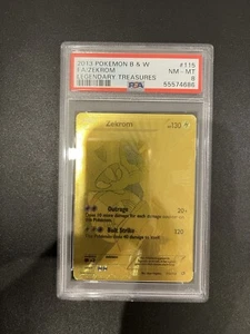 PSA 8 Near Mint - Mint Secret Rare Zekrom - Legendary Treasures 115/113 - Picture 1 of 2
