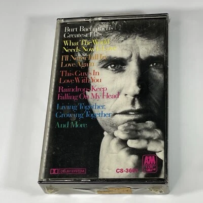 Burt Bacharach's Greatest Hits Vintage Cassette Tape - Image 1 of 4