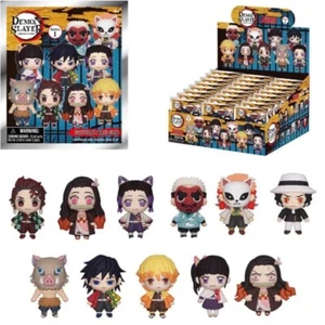[NEW] Demon Slayer figural Bag Clip, Key Rings - series 1  (Blind 1 Bag ) - Picture 1 of 3