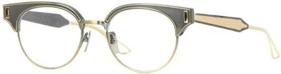 New Dita Brixa Eyeglasses DTX109-51-02A  Silver Antique Gold Women - Image 1 of 2