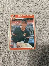 1985 Fleer Update U-126 Dave Von Ohlen   Cleveland Indians