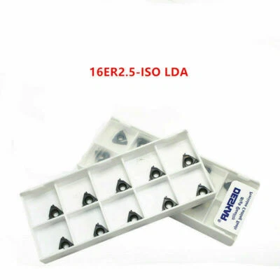 10P16ER 2.5ISO LDA Indexable Insert Threading Blade CNC Carbide Insert For P.M.K - Image 1 of 4