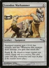 MTG 1x Loxodon Warhammer Mirrodin card Magic the gathering