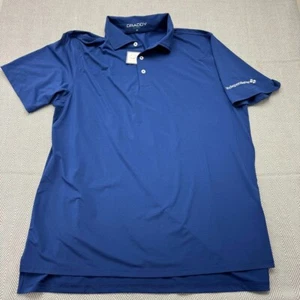 Draddy Sport Polo Golf Shirt Blue Men's Medium NWT - Picture 1 of 6