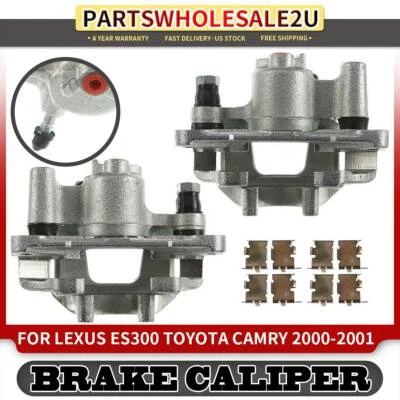 2x Pinzas de freno traseras izquierda y derecha con soporte para Lexus ES300 Toyota Camry 2000 2001 Foto 1 de 4