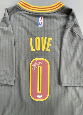 Kevin Love Signed Autographed Cleveland Cavaliers Black Sleeved Jersey Psa/Dna - Image 1 of 4
