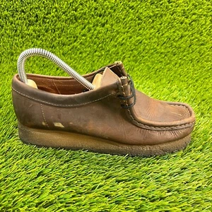 Clarks Original Wallabee Womens Size 7M Brown Leather Walking Leather Shoes - Picture 1 of 10