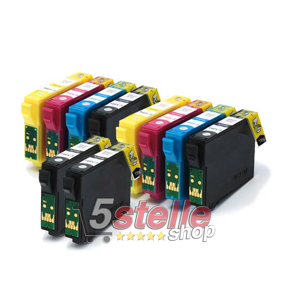 KIT 10 CARTUCCE COMPATIBILI PER STAMPANTE EPSON STYLUS SX445W SX445 W
