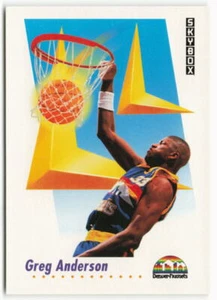1991-92 Greg Anderson SkyBox - Denver Nuggets - Picture 1 of 2
