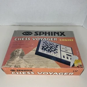 Vintage Sphinx Chess Voyager CXG202 Electronic Chess 1992 - Picture 1 of 10