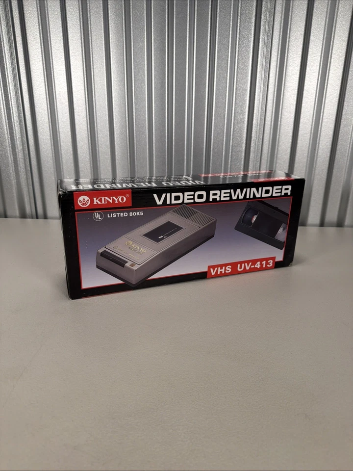 Kinyo Super Slim VHS Rewinder 80k5 Uv-413 Circa 1980s