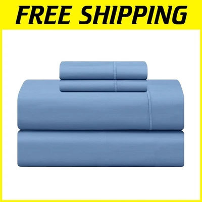 Ropa de cama a rayas de satén - Juego completo de sábanas de lujo 100 % algodón Foto 1 de 4