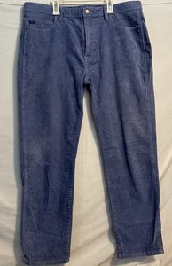 Stitch’s Britches Pants Men 36x30 Blue Corduroy Five Pocket Golf Performance - Picture 1 of 24