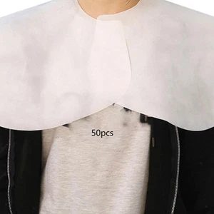 50x Disposable Salon Cape Accessory Short Salon Hairdressing Gown Cape - Picture 1 of 6
