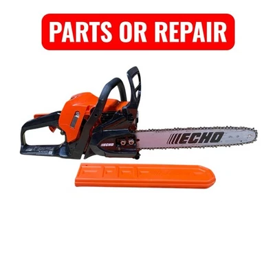 ECHO 14 pulgadas Motosierra de mango trasero de 2 tiempos de gas 34,4 cc PARA REPARACIÓN | REPUESTOS Foto 1 de 4