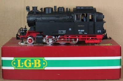 LGB 2080D DB Deutsche Reichsbahn 2-6-2 Steam Locomotive *SERVICED* G-Gauge LN * - Image 1 of 4