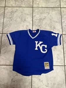 1989 Kansas City Royals BO JACKSON #16 Mitchell & Ness Jersey 44 LG - Picture 1 of 5