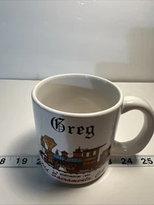 The Muggers. Mug Personalized Greg Old Sacramento,Ca C.P. Huntington 1863 10oz - Picture 1 of 7