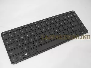 NUEVO HP 240 G3, 240 N, 245 G3, 240 i3 i5, 246 i3 i5 teclado ee. uu. Negro con marco - Imagen 1 de 3