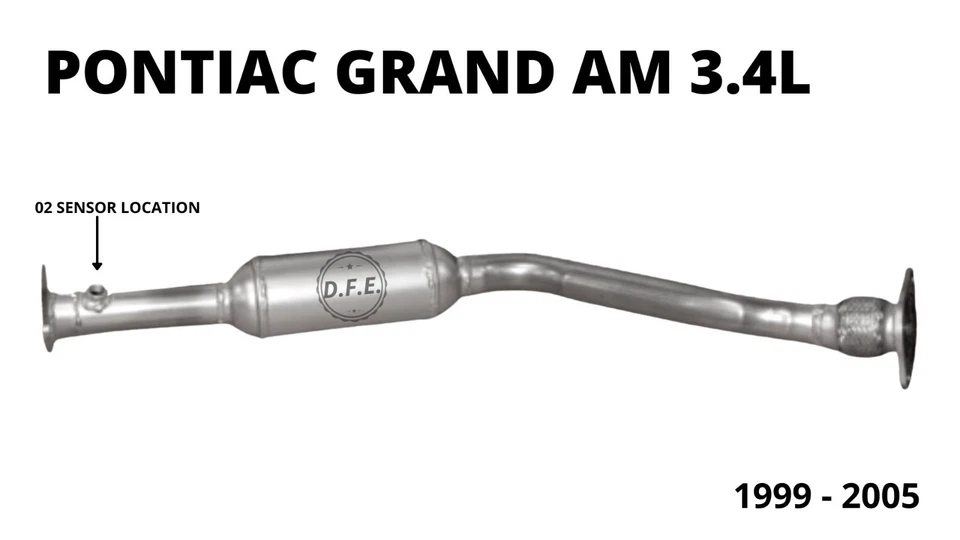 1999 - 2005 PONTIAC GRAND AM 3.4L CATALYTIC CONVERTER - Image 1 of 1