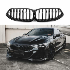 For BMW 8 Series G14 2020-2022 ABS Black Front Upper Bumper Mesh Grill Grille 1X - Bild 1 von 11