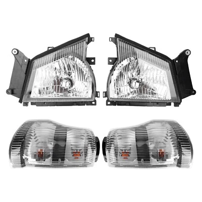 For 2004-2007 Isuzu NPR NQR 05-07 GMC W-4500 Headlights+Corner Lights Set 4PCS Foto 1 de 4