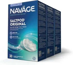 NAVAGE ORIGINAL SALTPOD® THREE-PACK: 3 Original SaltPod 30-Packs (90 SaltPods) - Picture 1 of 9