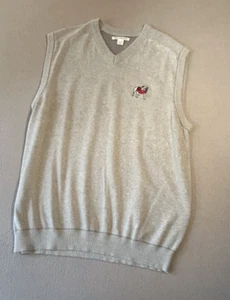 Georgia Bulldog Cutter & Buck Maglione Gilet Uomo Taglia X Large Grigio SEC Calcio - Foto 1 di 8