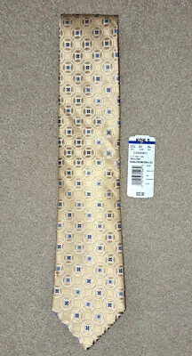 Corbata Croft & Barrow amarilla con oro y azul - Nueva Foto 1 de 4