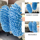 2-Paare Mop Hausschuhe Boden Polieren Reinigung Socken Schuhe Wischen Hausschuhe