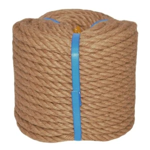 100% Natural Jute Rope Hemp Rope (1/2 in x 165 ft) Thick Jute Twine for Crafts G - Picture 1 of 7