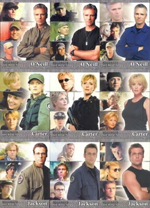 STARGATE HEROES COMPLETE 90 CARD BASE SET - Imagen 1 de 4